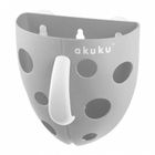 Akuku, recipient pentru jucarii de baie, gri