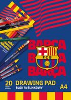 Astra, FC Barcelona, caiet de desen, A4, 100 g, 20 de foi