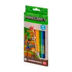 Astra, Minecraft, creioane colorate rotunde jumbo, 12 culori
