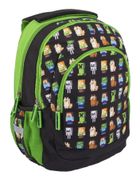 Astra, Minecraft, rucsac pentru scoala cu 3 compartimente