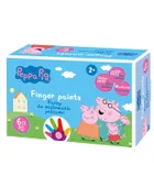 Astra, Peppa Pig, vopsele pentru degete, 6 culori, 20 ml