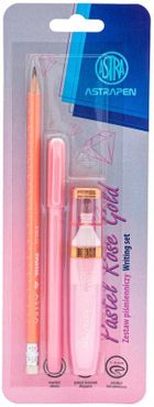 Astra, set de scris, Rose Gold, 3 elemente