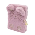 Astrabag, jurnal A5 cu lacatel, 96 foi, Fluffy Kitty Pink