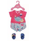 Baby Born, pijama cu incaltaminte, hainuta pentru papusi, 43 cm