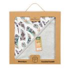 BabyMatex, Bamboo Design, prosop cu gluga din bambus, 100-100 cm
