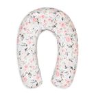 BabyMatex, Relax, perna de pozitionare cu husa din bumbac jerseu, 190 cm, roz-alb