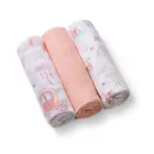 BabyOno, Balerina, Scutece din muselina, 70-70 cm, 3 buc.