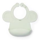 BabyOno, Baveta din silicon cu inchidere reglabila, menta verde