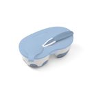 BabyOno, castron compartimentat cu lingurita, albastru