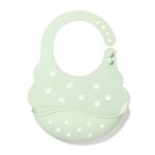 BabyOno, Foodprint, baveta din silicon, verde