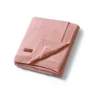 BabyOno, Patura din bumbac cu captuseala din flanela, roz, 75-100 cm