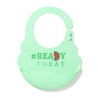 BabyOno, Ready to eat, baveta din silicon, verde