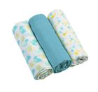 BabyOno, scutece din muselina, albastru, 3 buc.