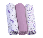 BabyOno, scutece din muselina, mov, 3 buc.