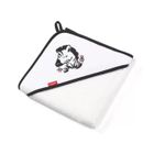 BabyOno, Zebra, Prosop de baie din bambus cu gluga, 85-85 cm