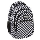 BackUp, rucsac pentru scoala, cu 3 compartimente, Carouri