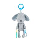 Balibazoo, catelusul Beniamin, jucarie cu agatatoare, gri