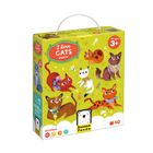 Banana Panda, I Love Puzzle, Pisici, set de puzzle-uri, pentru varsta de 3+, 40 piese