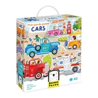 Banana Panda, Moto Jumbo Puzzle Masini, set de puzzle-uri, pentru varsta de 3+, 40 piese