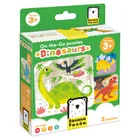 Banana Panda, On-the-Go Puzzle Dinozauri, set de puzzle-uri, pentru varsta de 3+, 45 piese
