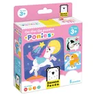 Banana Panda, On-the-Go Puzzle Ponei, set de puzzle-uri, pentru varsta de 3+, 45 piese
