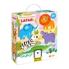 Banana Panda, Wild Jumbo Puzzle Safari, set de puzzle pentru varste de la 2 ani, 24 de piese