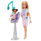 Barbie, Cariera, Dentista, set de joaca cu 2 papusi si accesorii