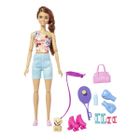 Barbie, Fitness, set cu papusa si accesorii