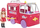 Barbie, Masina de pompieri, papusa Chelsea cu accesorii