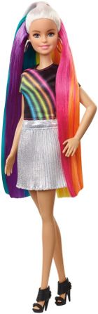 Barbie, Par curcubeu, papusa cu accesorii