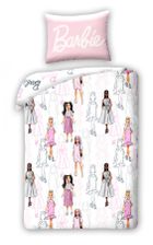 Barbie, set lenjerie de pat single, 160-200 cm