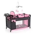 Bayer Design, Multi Bed, patut pentru papusi, negru-roz