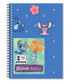Beniamin, Lilo si Stitch, caiet spiralat, A5, 80 fo, cu grila, albastru, 1 buc.