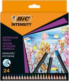 Bic, Intensity, Watercolour Pencils, creioane colorate acuarelabile premium, 24 culori