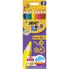 Bic, Kids, Super Soft, creioane, 8 culoare