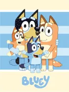 Bluey, patura din fleece, 100-140 cm