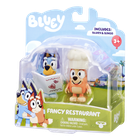 Bluey, Restaurant de lux, set cu figurine, 2 buc.