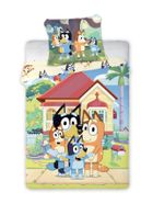 Bluey, set lenjerie de pat single, 100-135 cm