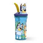 Bluey, sticla 3D cu pai, 360 ml