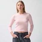 Bluza cu maneca lunga roz NOWEAR