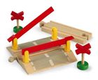 Brio World, Trecere de cale ferata, jucarie din lemn