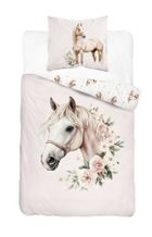 Cal, set lenjerie de pat single, 160-200 cm