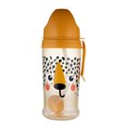 Canpol babies, BabiesBoo, Ghepard, sticla anti-varsare si pai cu greutate, portocaliu, 350 ml