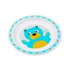 Canpol babies, Cute Animals, farfurie din plastic, turcoaz
