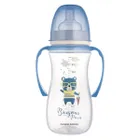 Canpol babies, EasyStart, Bonjour Paris, biberon anticolici cu manere, albastru, 300 ml