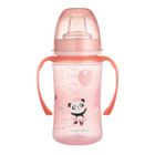 Canpol babies, EasyStart, Exotic Animals, canita antrenament, roz, 6m+, 240 ml