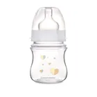 Canpol babies, EasyStart, Newborn baby, biberon cu gatul larg, 120 ml, bej, 0m+