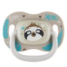 Canpol babies, Exotic Animals, Lene, suzeta din silicon, simetrica, 6-18m
