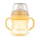 Canpol babies, FirstCup, canita anti-varsare cu duza din silicon, galben, 150 ml