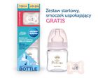 Canpol babies, setul, biberon 120 ml + suzeta din silicon, 0-2 luni